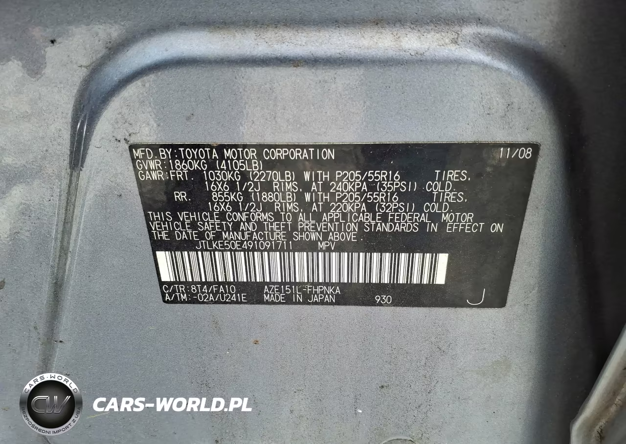 2009 Scion Xb VIN:JTLKE50E491091711 - 9