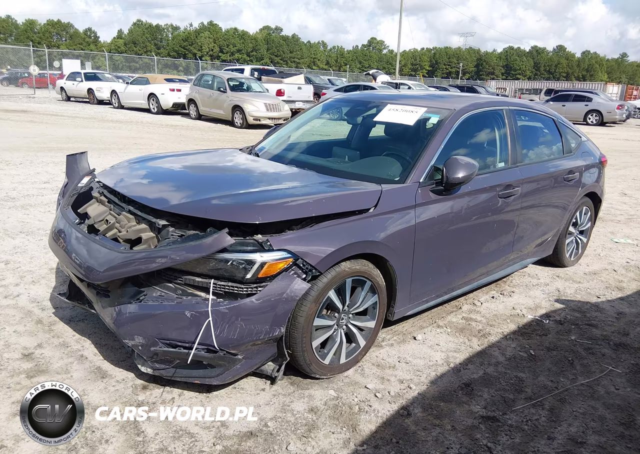 2022 Honda Civic Ex-L VIN:19XFL1H71NE014626 - 2