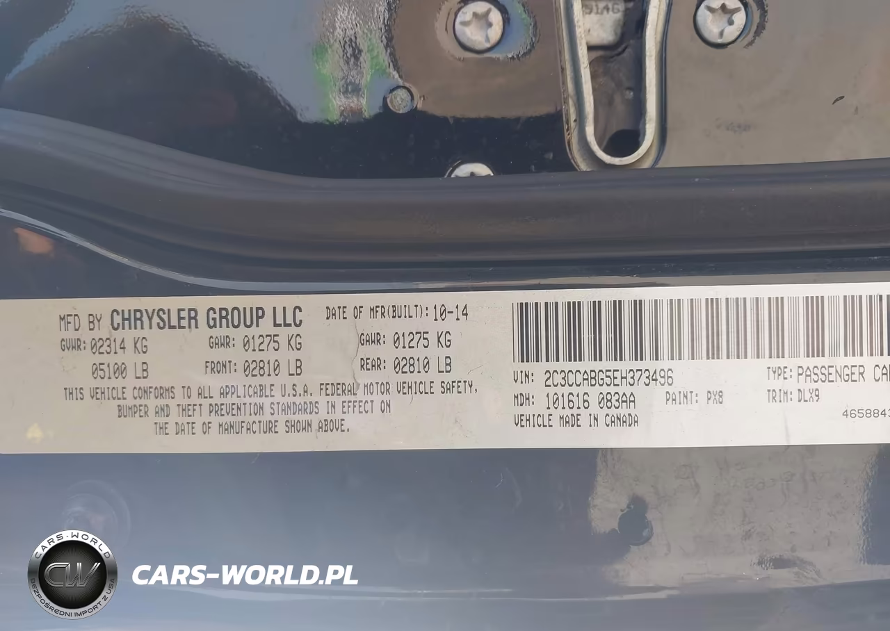 2014 Chrysler 300 300S VIN:2C3CCABG5EH373496 - 9