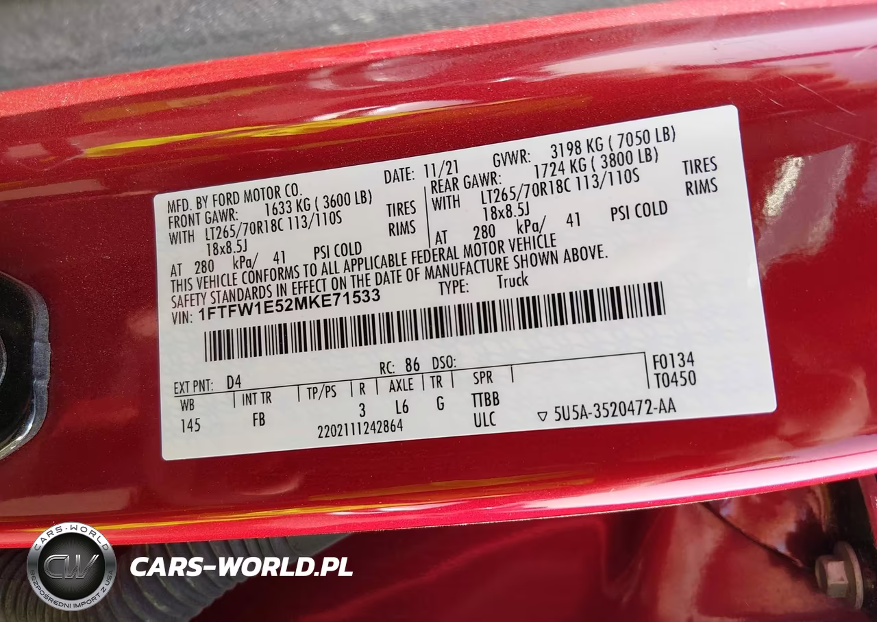 2021 Ford F-150 Xlt VIN:1FTFW1E52MKE71533 - 9