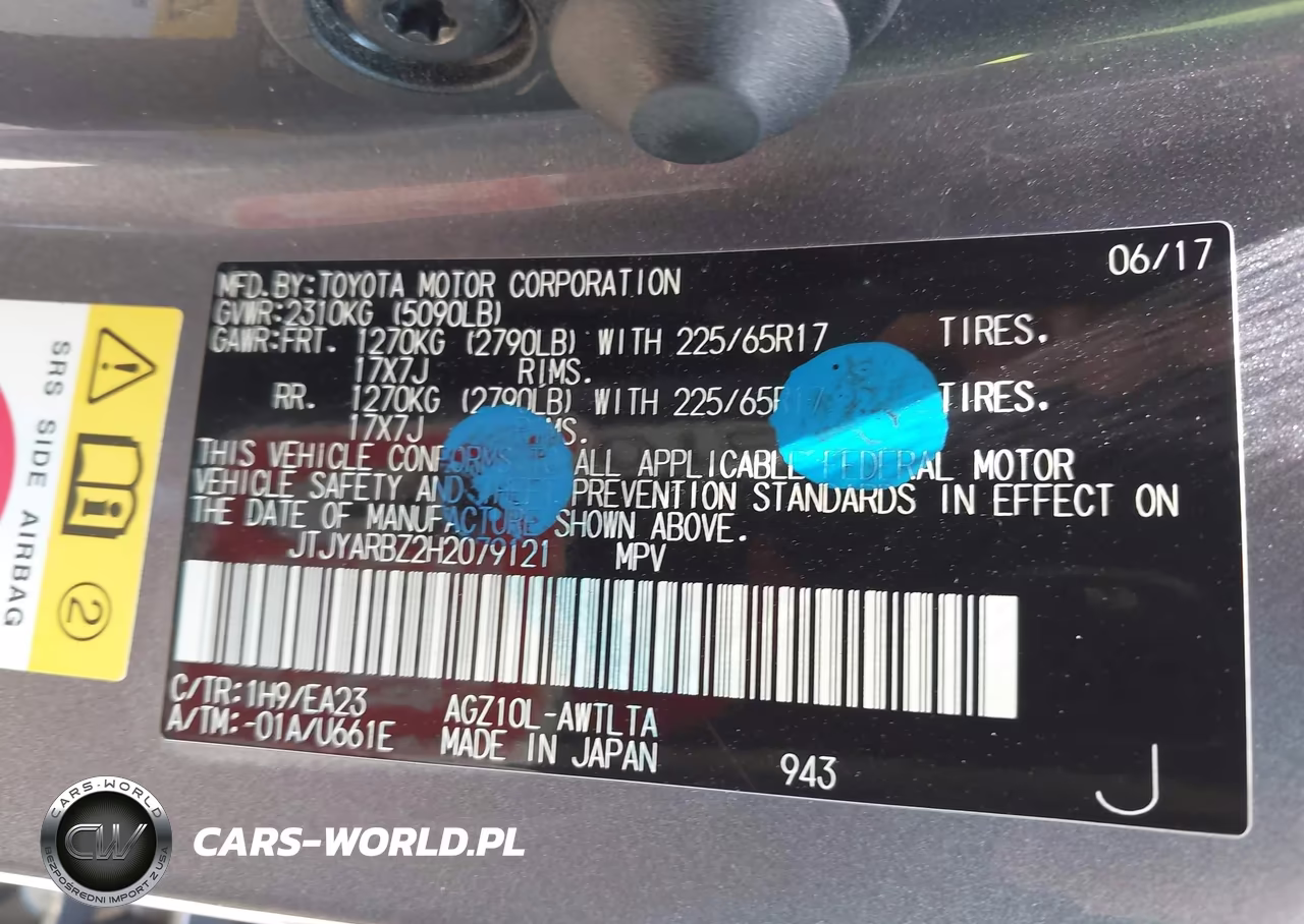 2017 Lexus Nx 200T VIN:JTJYARBZ2H2079121 - 9