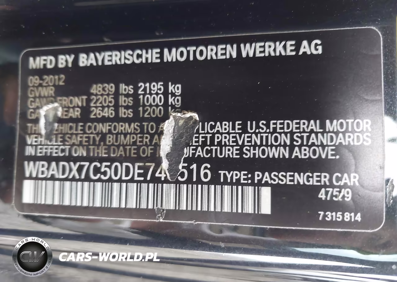2013 BMW 335I VIN:WBADX7C50DE746516 - 9