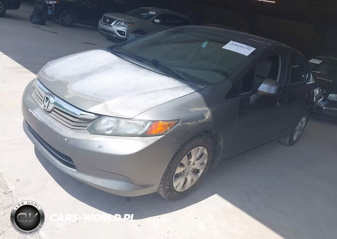 2012 Honda Civic Lx VIN:2HGFB2F59CH553492 - 2