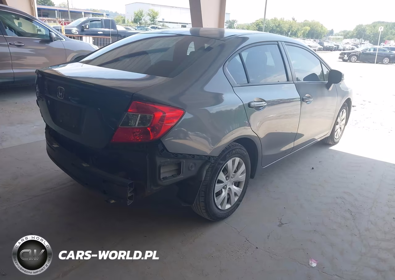 2012 Honda Civic Lx VIN:2HGFB2F59CH553492 - 4