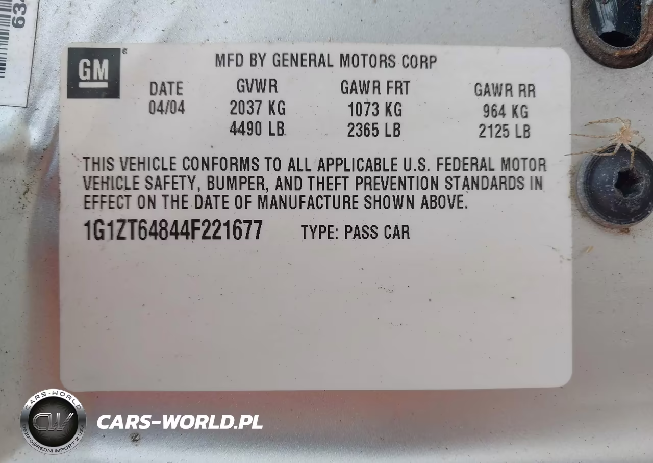 2004 Chevrolet Malibu Maxx Ls VIN:1G1ZT64844F221677 - 9