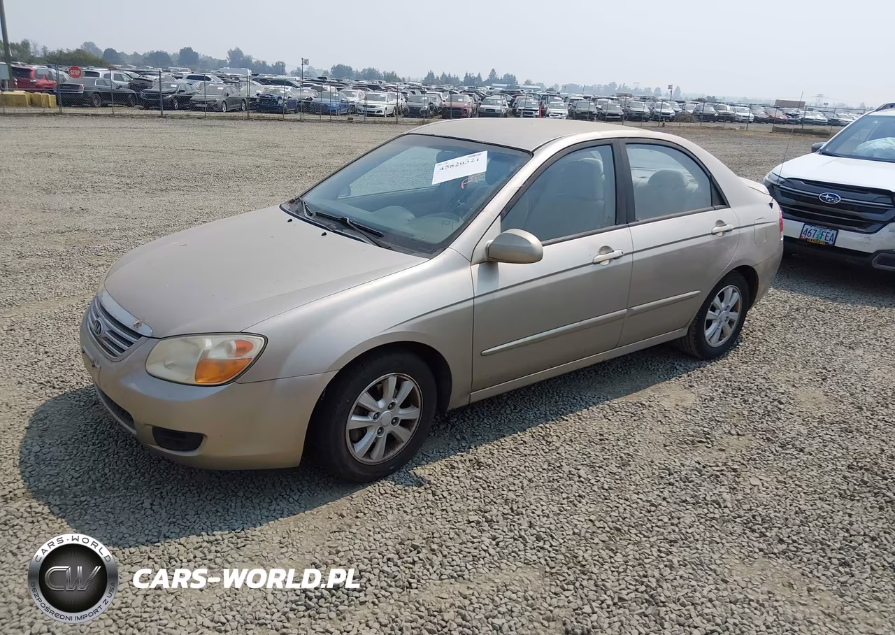 2007 Kia Spectra Ex VIN:KNAFE121775408576 - 2