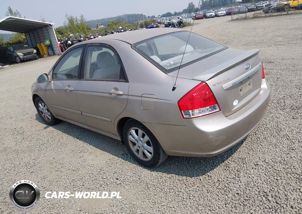 2007 Kia Spectra Ex VIN:KNAFE121775408576 - 3