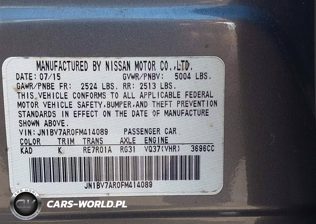2015 Infiniti Q50 Premium VIN:JN1BV7AR0FM414089 - 9