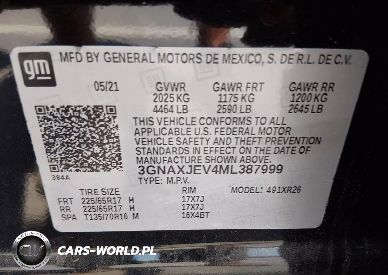 2021 Chevrolet Equinox Fwd 2Fl VIN:3GNAXJEV4ML387999 - 9