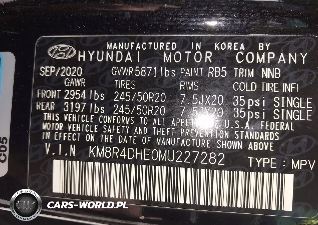 2021 Hyundai Palisade Sel VIN:KM8R4DHE0MU227282 - 9