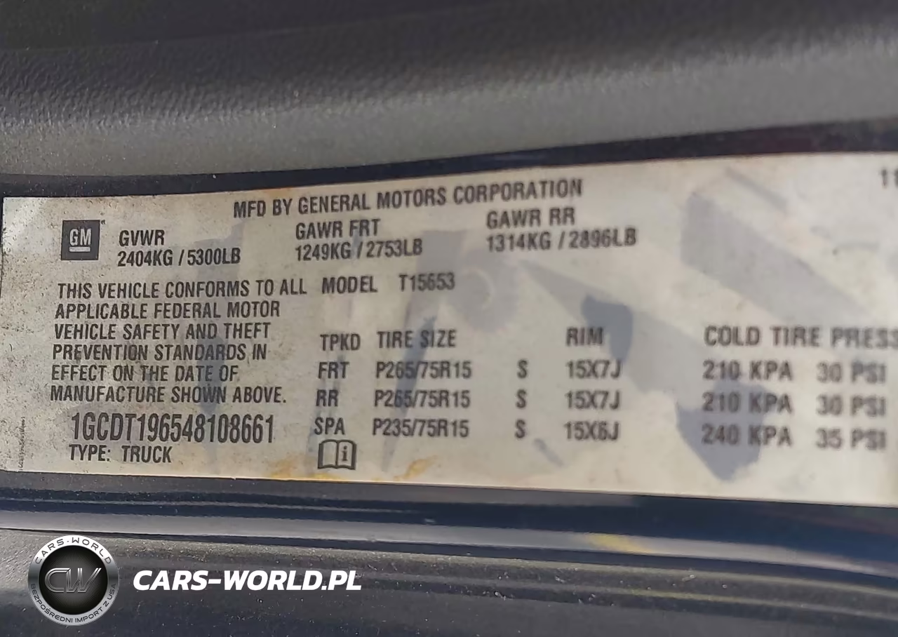 2004 Chevrolet Colorado Ls VIN:1GCDT196548108661 - 9