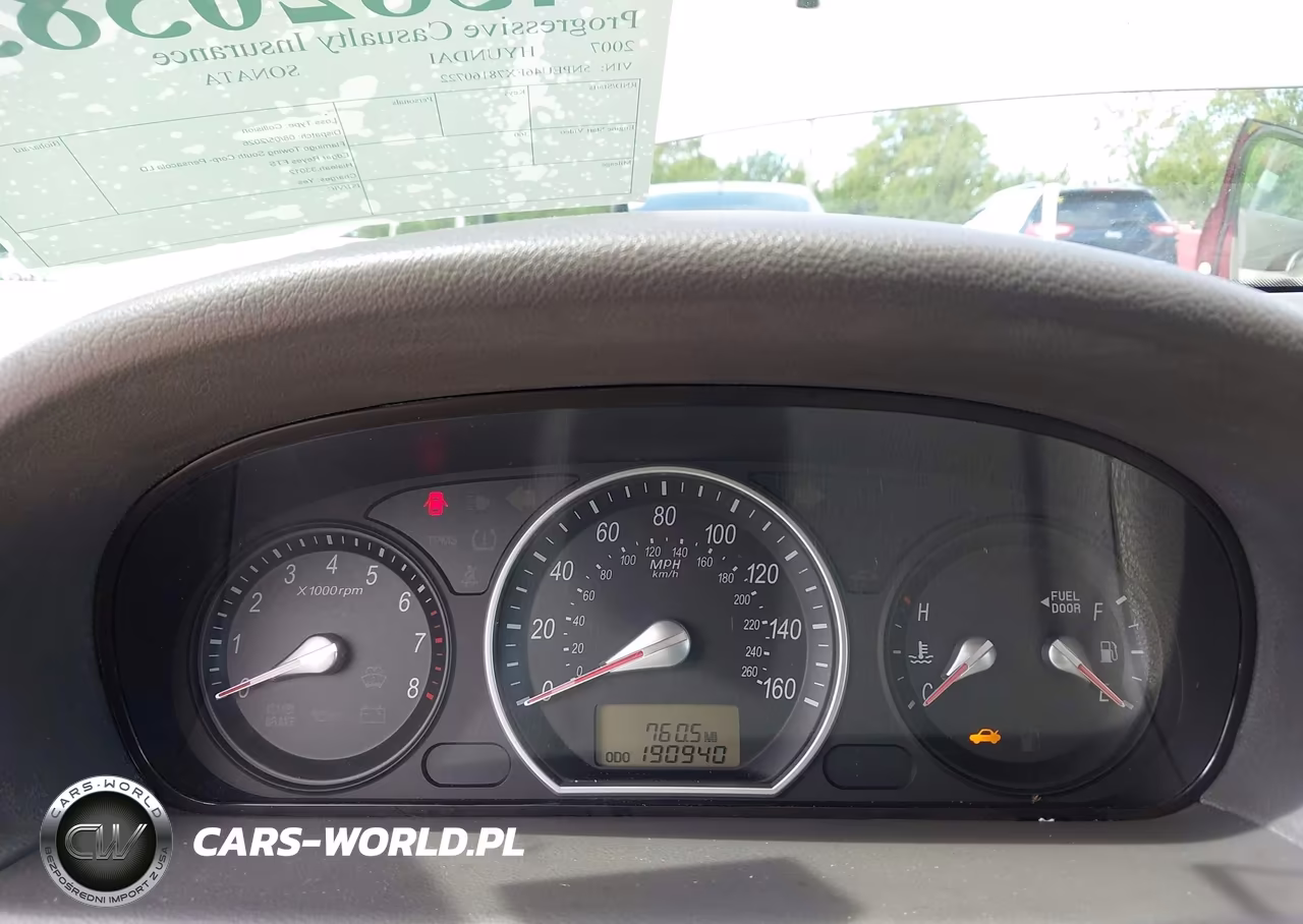 2007 Hyundai Sonata Se-Limited VIN:5NPEU46FX7H160722 - 7