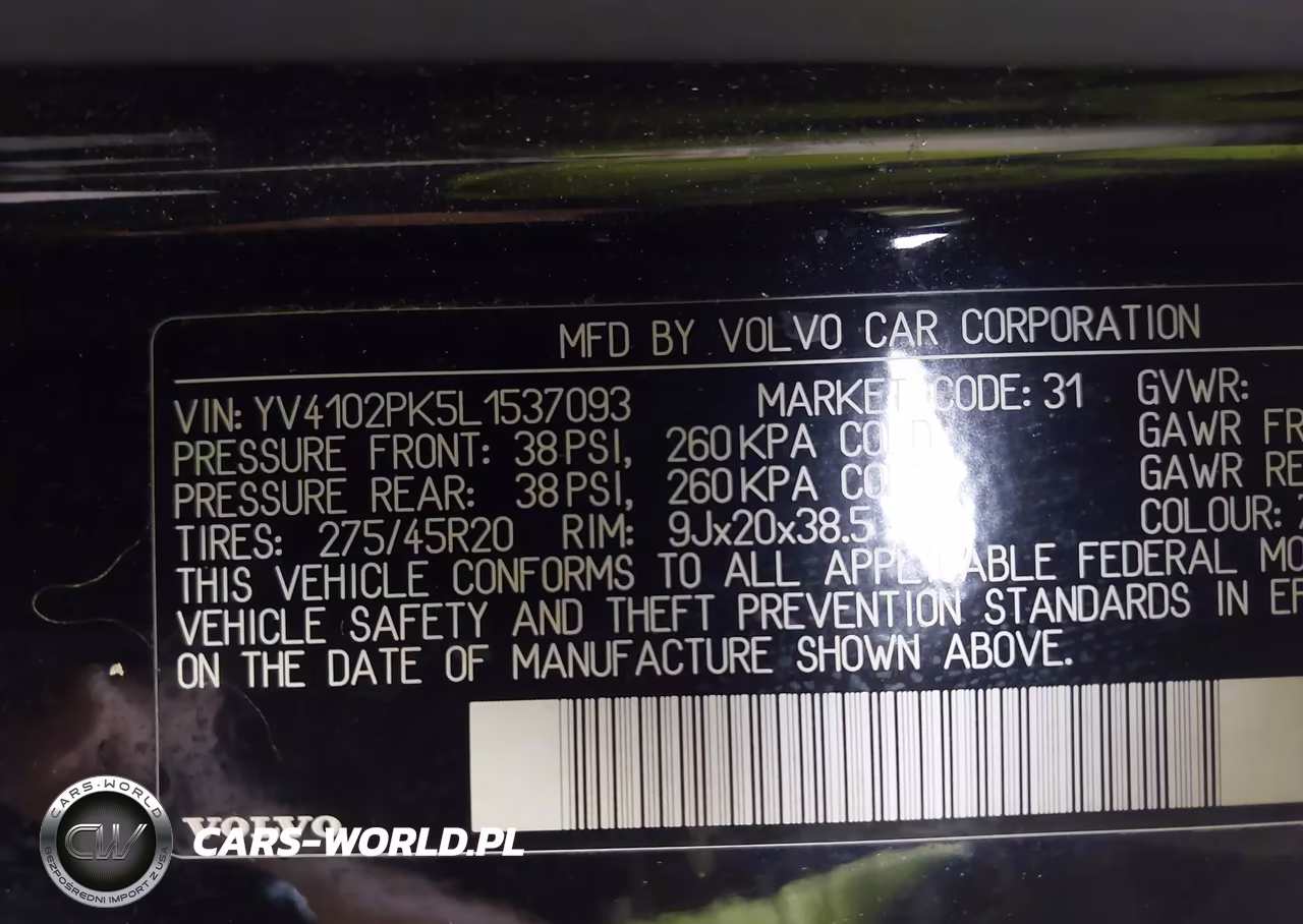 2020 Volvo Xc90 T5 Momentum 7 Passenger VIN:YV4102PK5L1537093 - 9