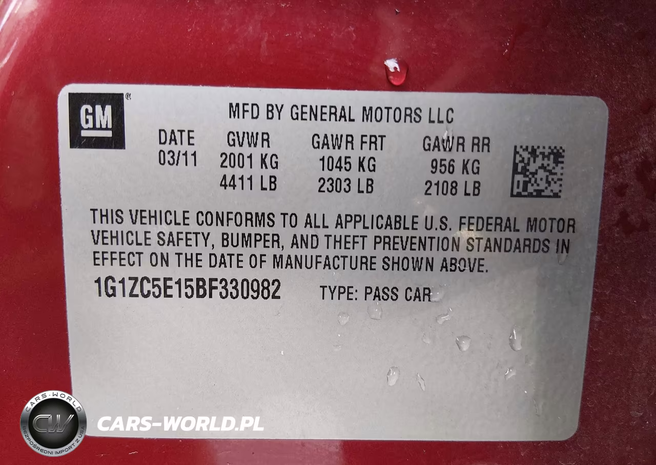 2011 Chevrolet Malibu 1Lt VIN:1G1ZC5E15BF330982 - 9