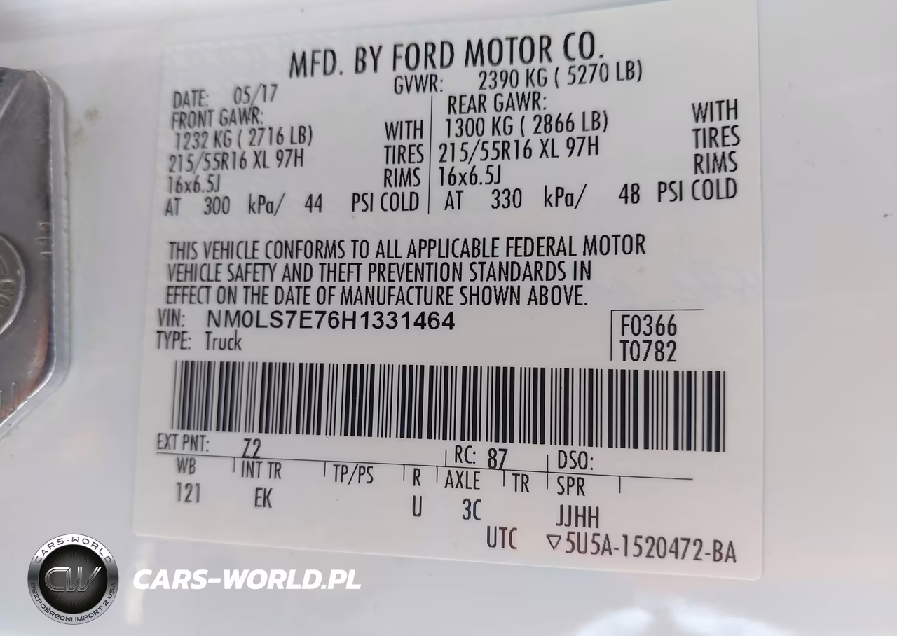 2017 Ford Transit Connect Xl VIN:NM0LS7E76H1331464 - 9