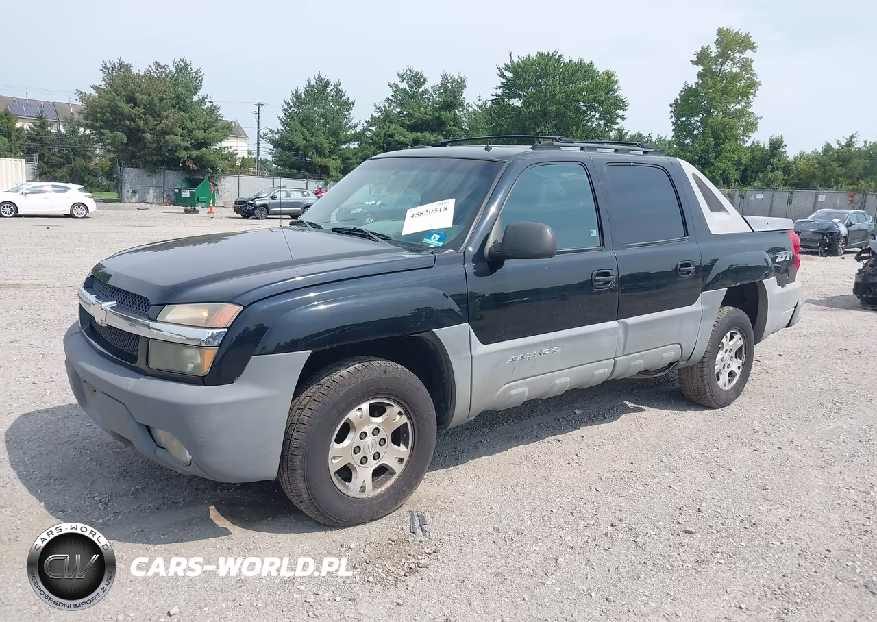 2002 Chevrolet Avalanche 1500 VIN:3GNEK13T62G136604 - 2