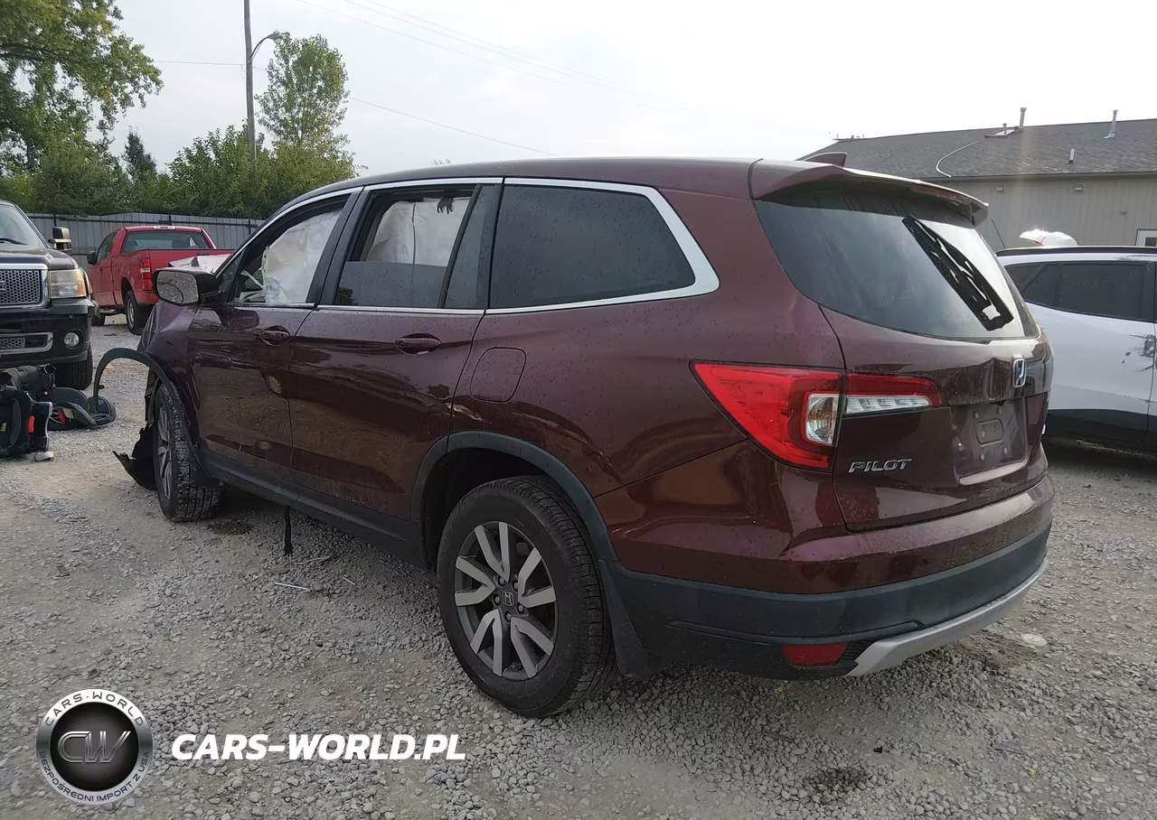 2019 Honda Pilot Ex VIN:5FNYF6H31KB083185 - 3