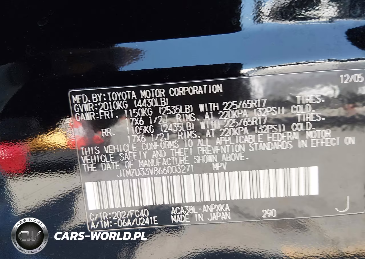 2006 Toyota Rav4 VIN:JTMZD33V866003271 - 9