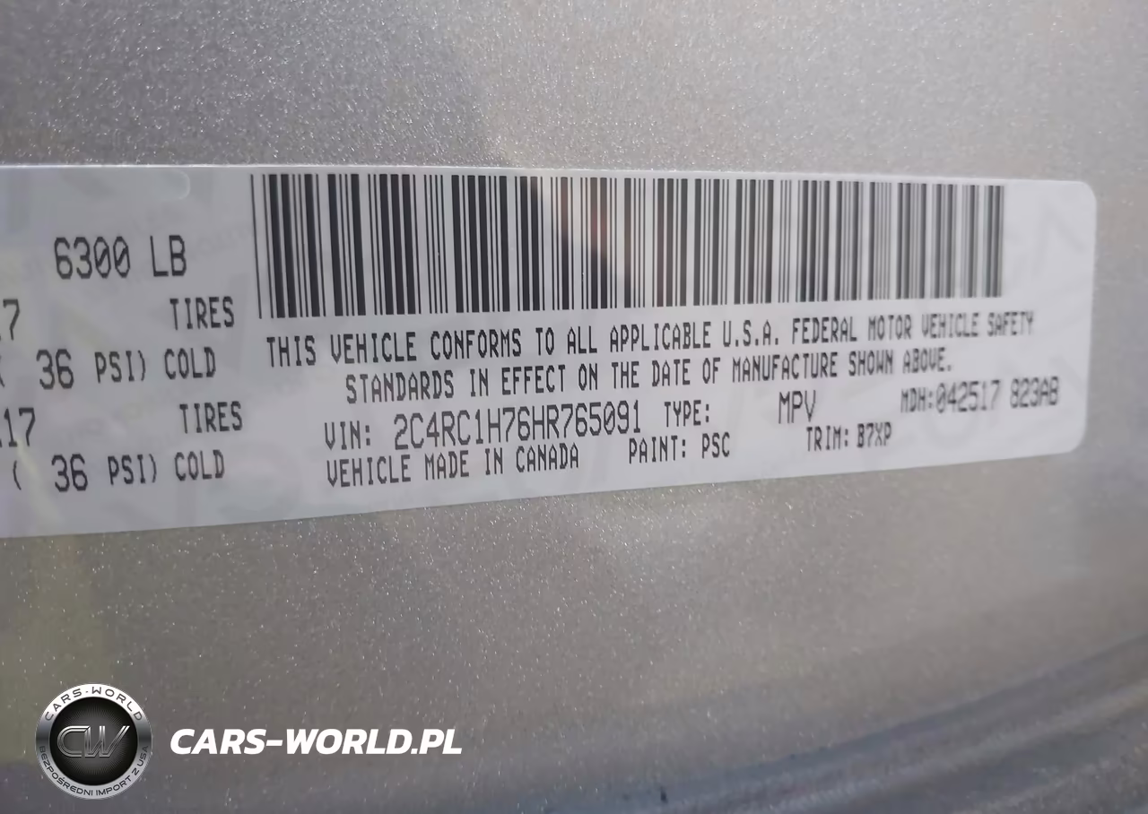 2017 Chrysler Pacifica Hybrid Touring Plus VIN:2C4RC1H76HR765091 - 9