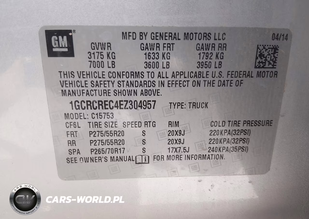 2014 Chevrolet Silverado 1500 Lt VIN:1GCRCREC4EZ304957 - 9