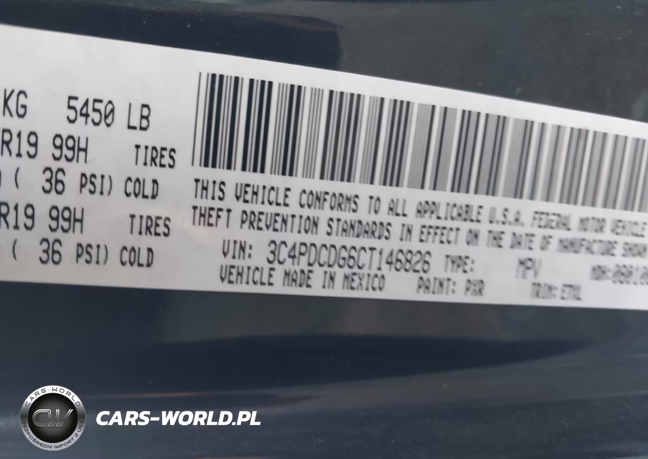 2012 Dodge Journey Crew VIN:3C4PDCDG6CT146826 - 9