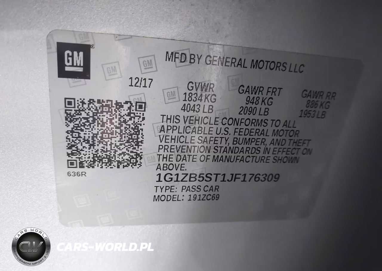 2018 Chevrolet Malibu 1Ls VIN:1G1ZB5ST1JF176309 - 9