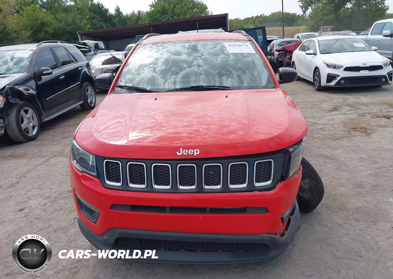 2018 Jeep Compass Sport Fwd VIN:3C4NJCAB6JT123620 - 12