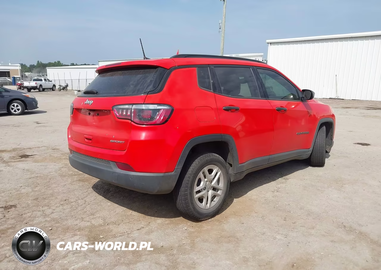 2018 Jeep Compass Sport Fwd VIN:3C4NJCAB6JT123620 - 4
