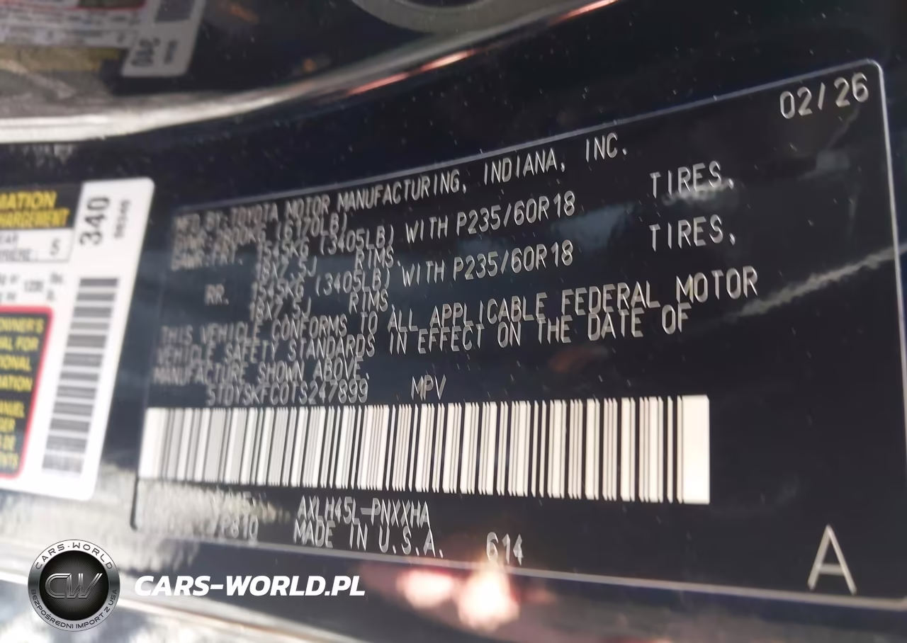 2026 Toyota Sienna Xle VIN:5TDYSKFC0TS247899 - 9