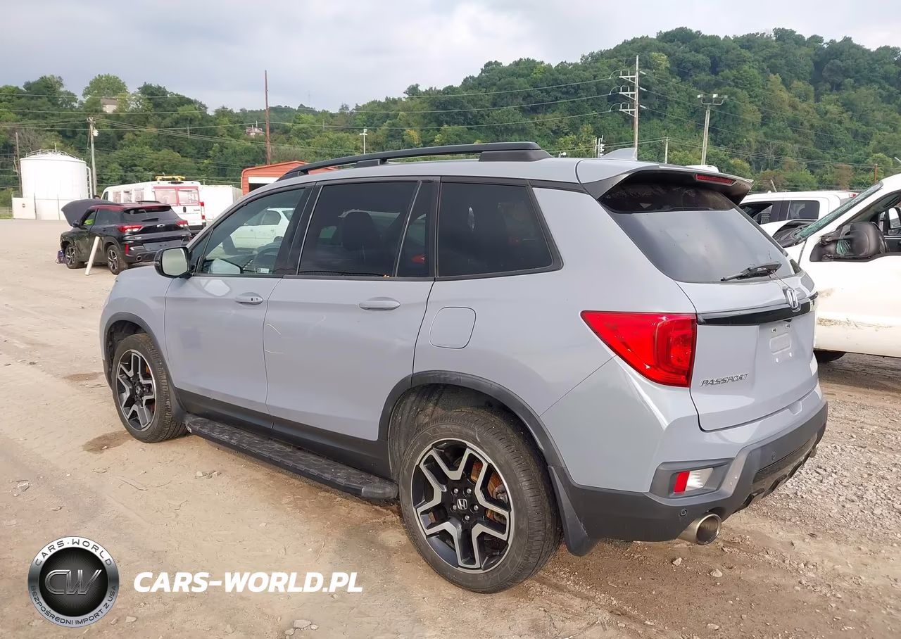 2022 Honda Passport Awd Elite VIN:5FNYF8H05NB002324 - 3
