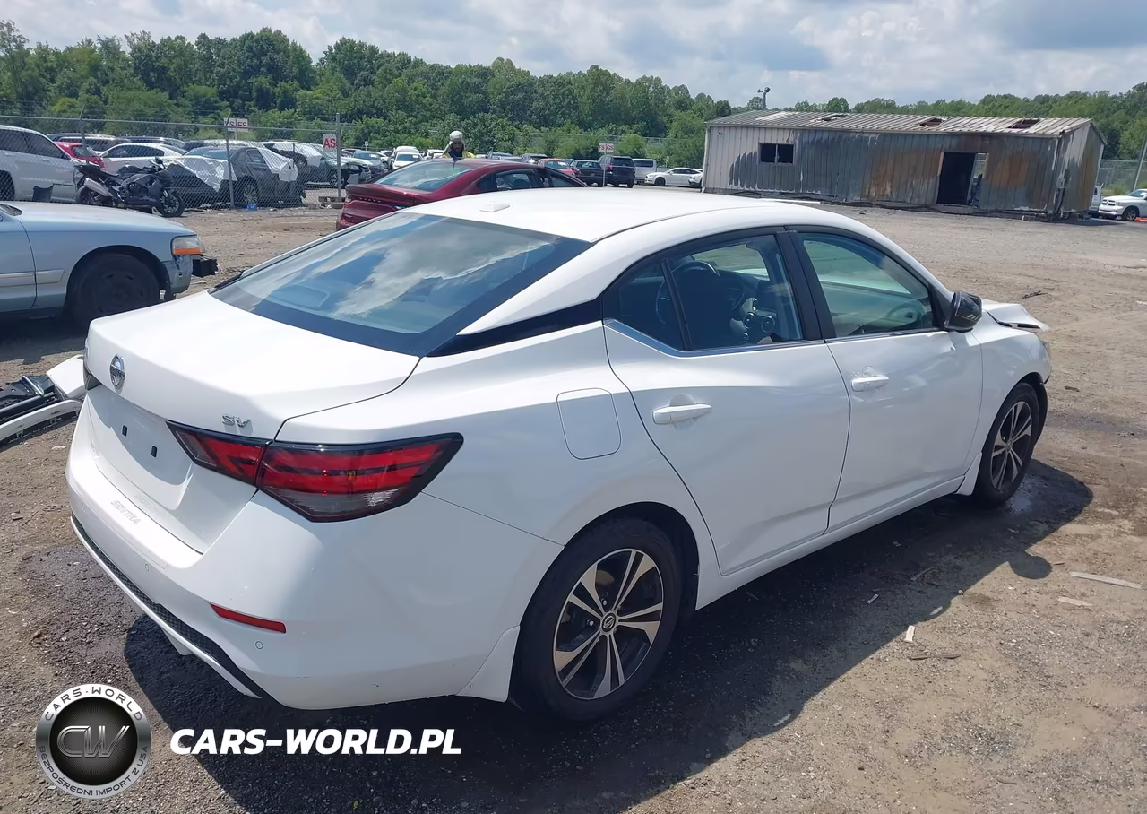 2021 Nissan Sentra Sv Xtronic Cvt VIN:3N1AB8CV8MY262934 - 4