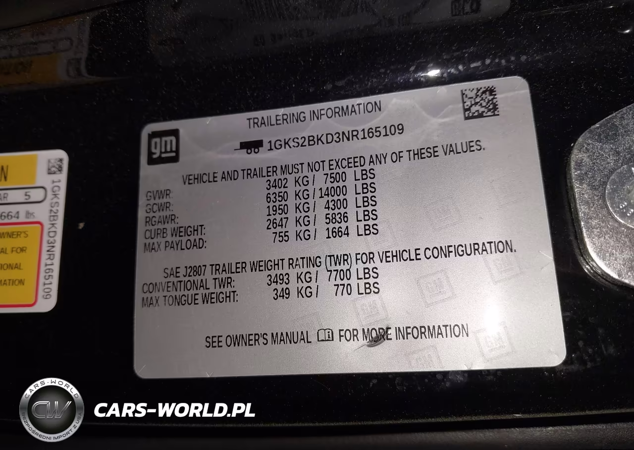 2022 GMC Yukon 4Wd Slt VIN:1GKS2BKD3NR165109 - 9