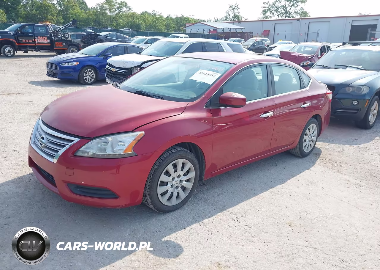 2013 Nissan Sentra Sv VIN:3N1AB7AP1DL618264 - 2
