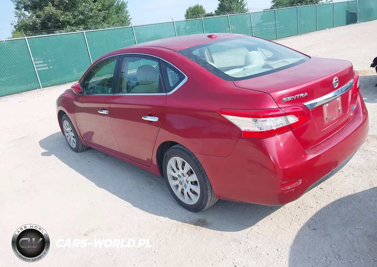 2013 Nissan Sentra Sv VIN:3N1AB7AP1DL618264 - 3