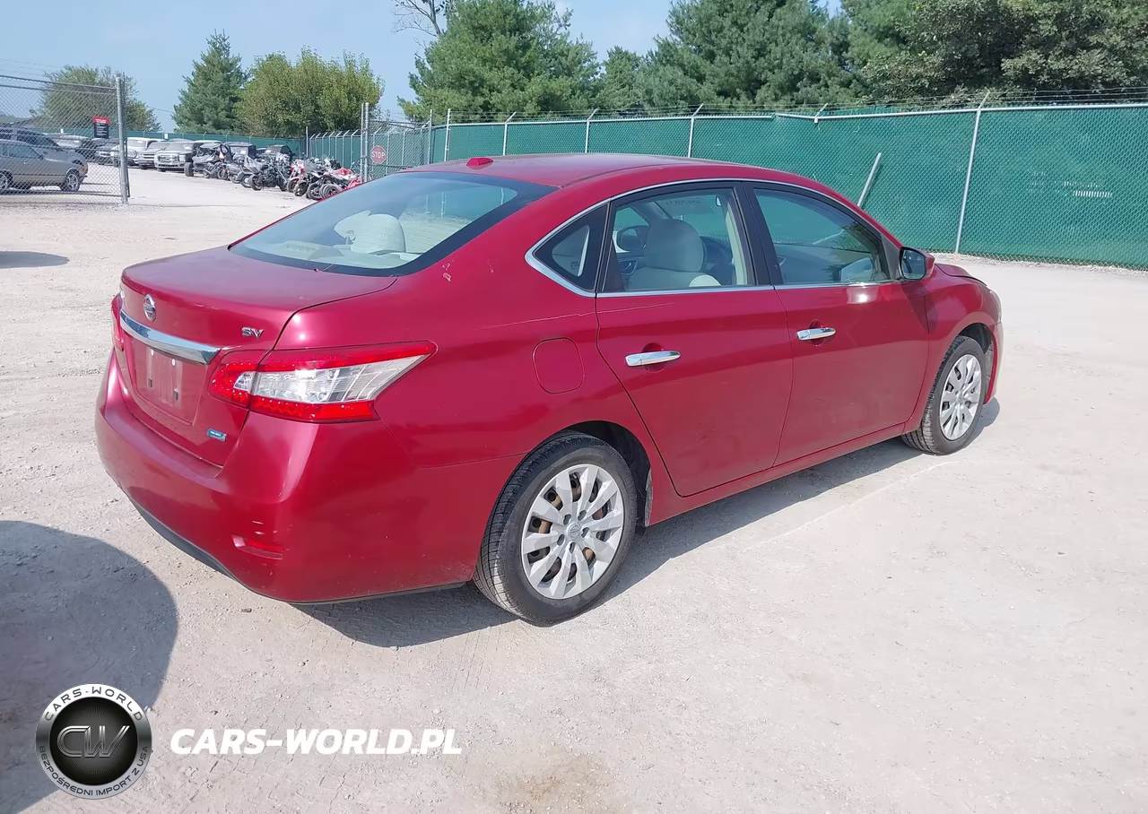 2013 Nissan Sentra Sv VIN:3N1AB7AP1DL618264 - 4
