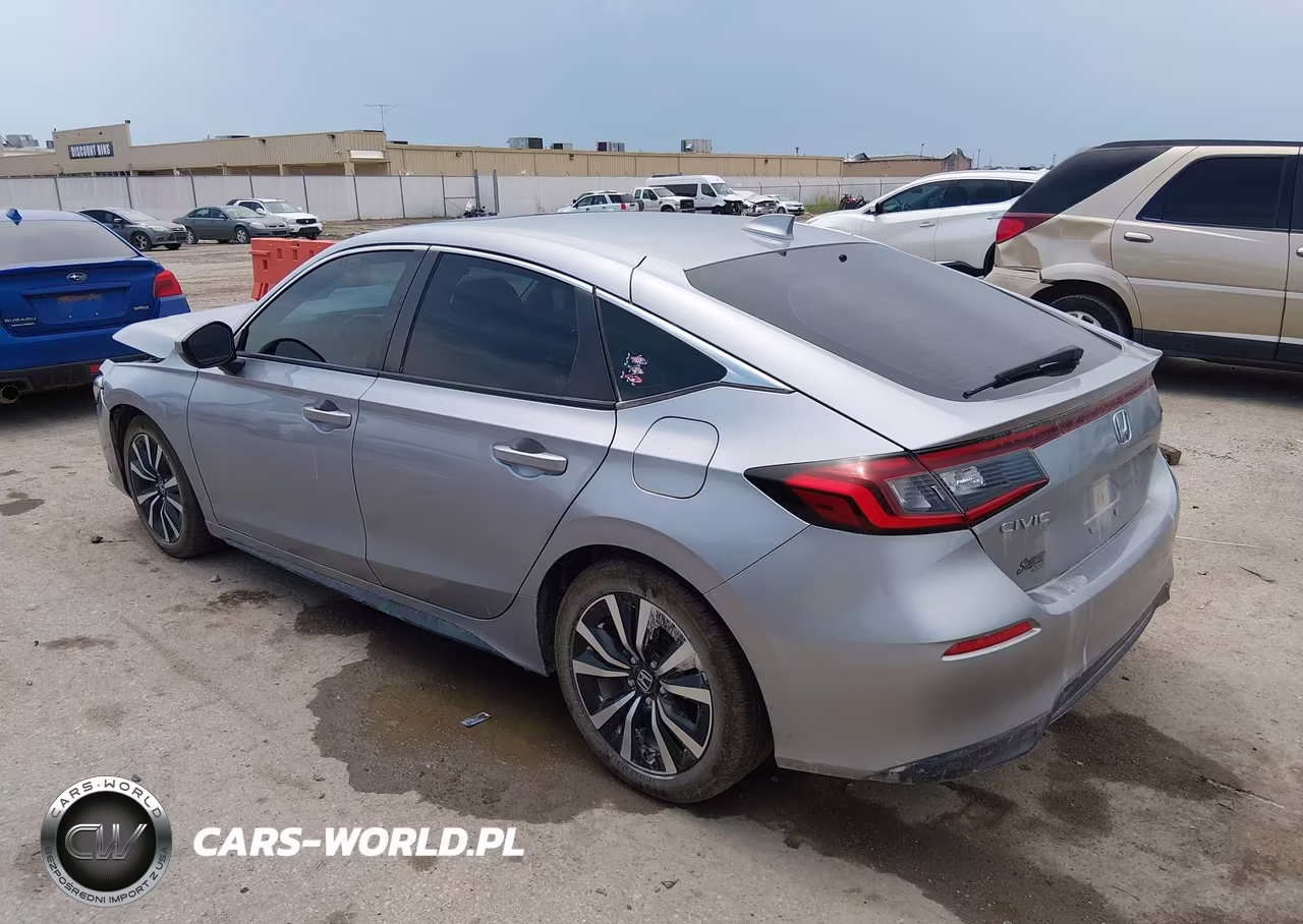 2022 Honda Civic Ex-L VIN:19XFL1H71NE009104 - 3