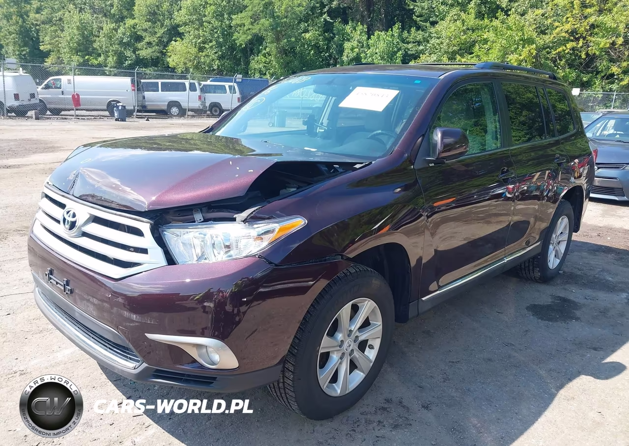 2012 Toyota Highlander Se VIN:5TDBK3EH7CS124920 - 2