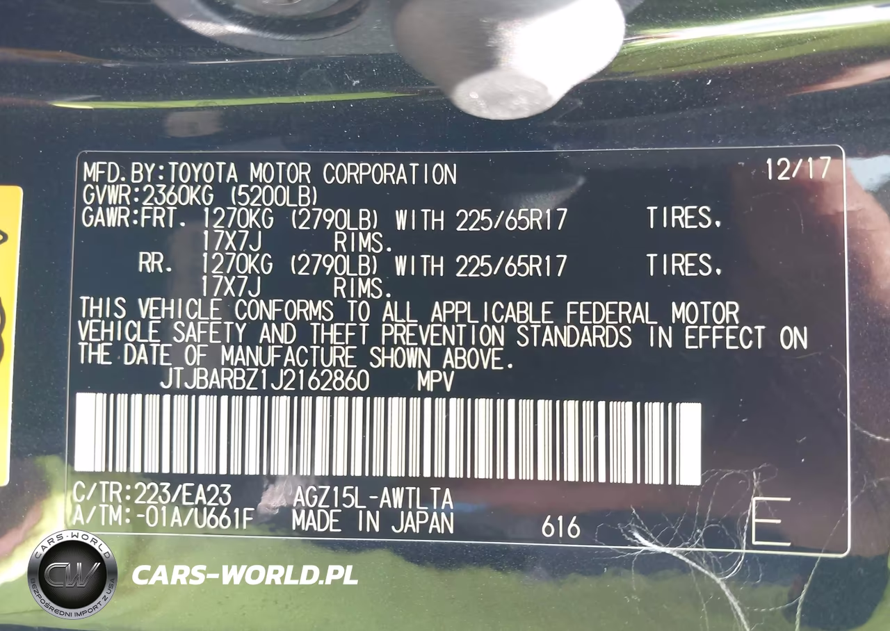 2018 Lexus Nx 300 VIN:JTJBARBZ1J2162860 - 9