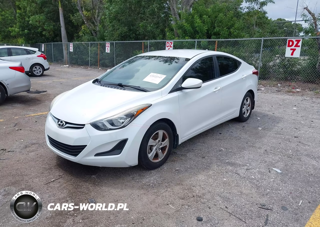 2015 Hyundai Elantra Se VIN:5NPDH4AE1FH616720 - 2