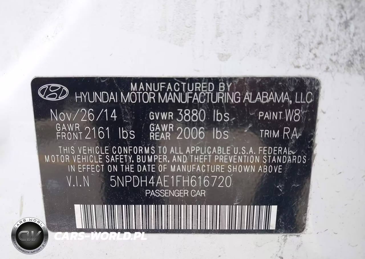 2015 Hyundai Elantra Se VIN:5NPDH4AE1FH616720 - 9
