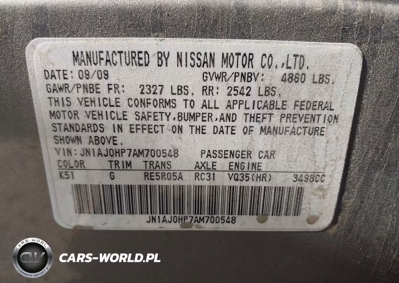 2010 Infiniti Ex35 Journey VIN:JN1AJ0HP7AM700548 - 9