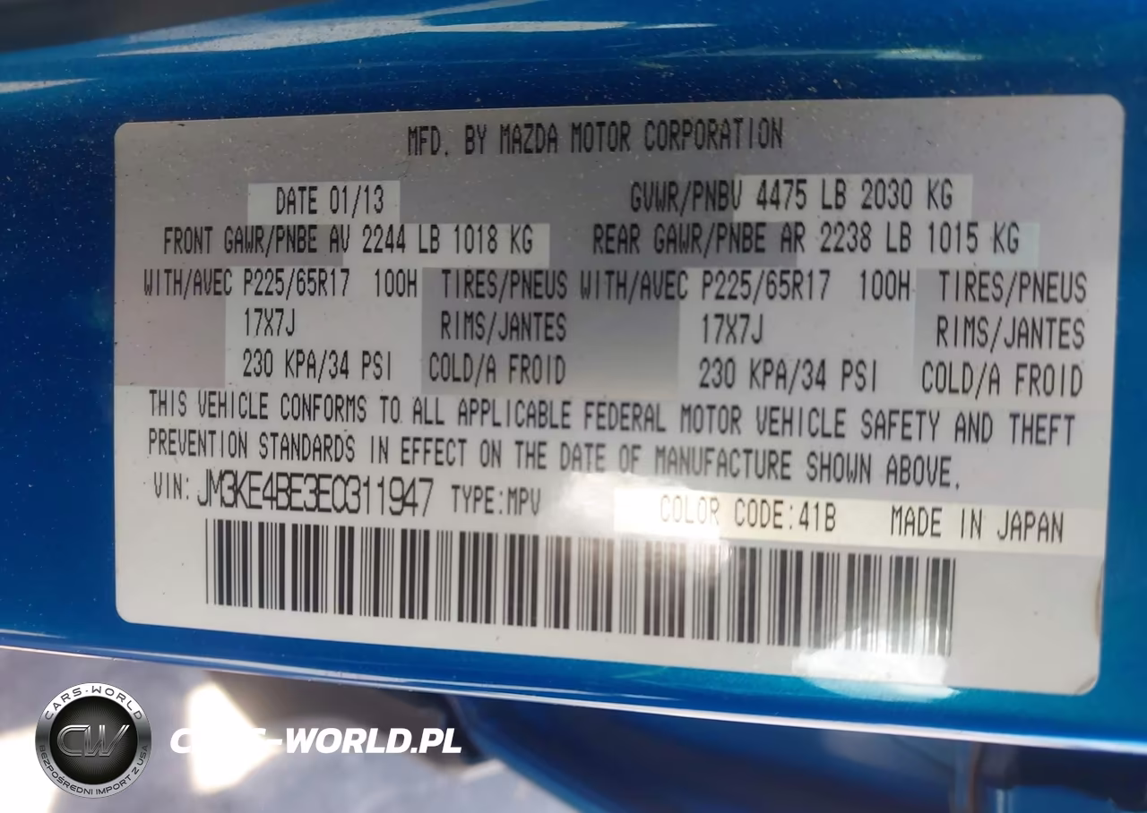 2014 Mazda Cx-5 Sport VIN:JM3KE4BE3E0311947 - 9