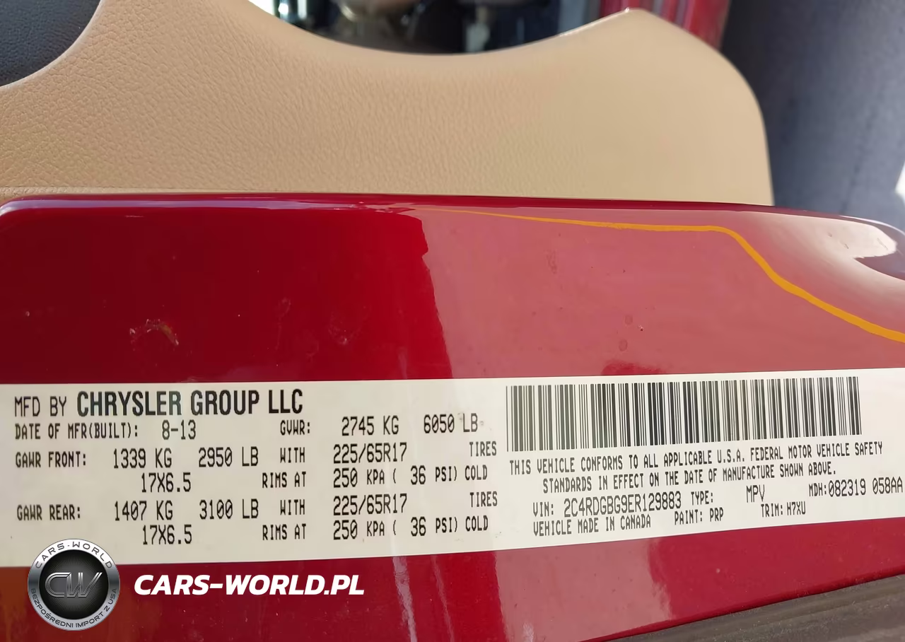 2014 Dodge Grand Caravan Se VIN:2C4RDGBG9ER129883 - 9