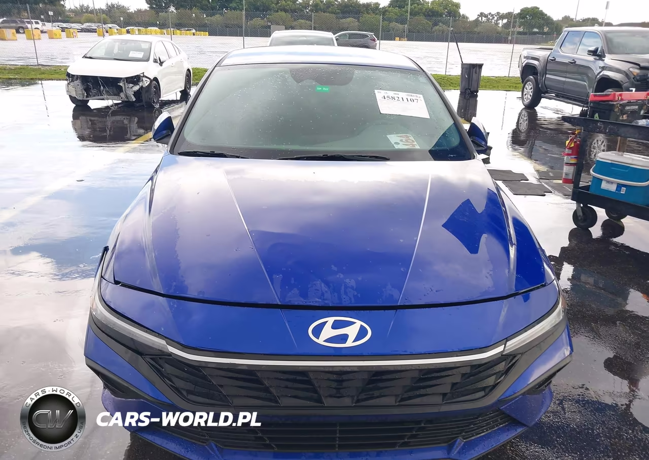2024 Hyundai Elantra Hybrid Blue VIN:KMHLM4DJ2RU100811 - 13