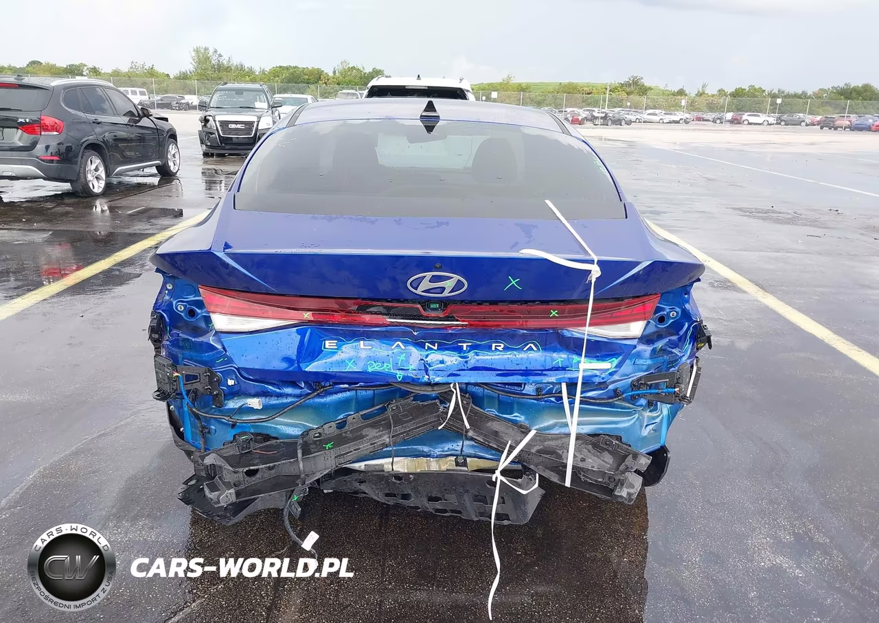 2024 Hyundai Elantra Hybrid Blue VIN:KMHLM4DJ2RU100811 - 6