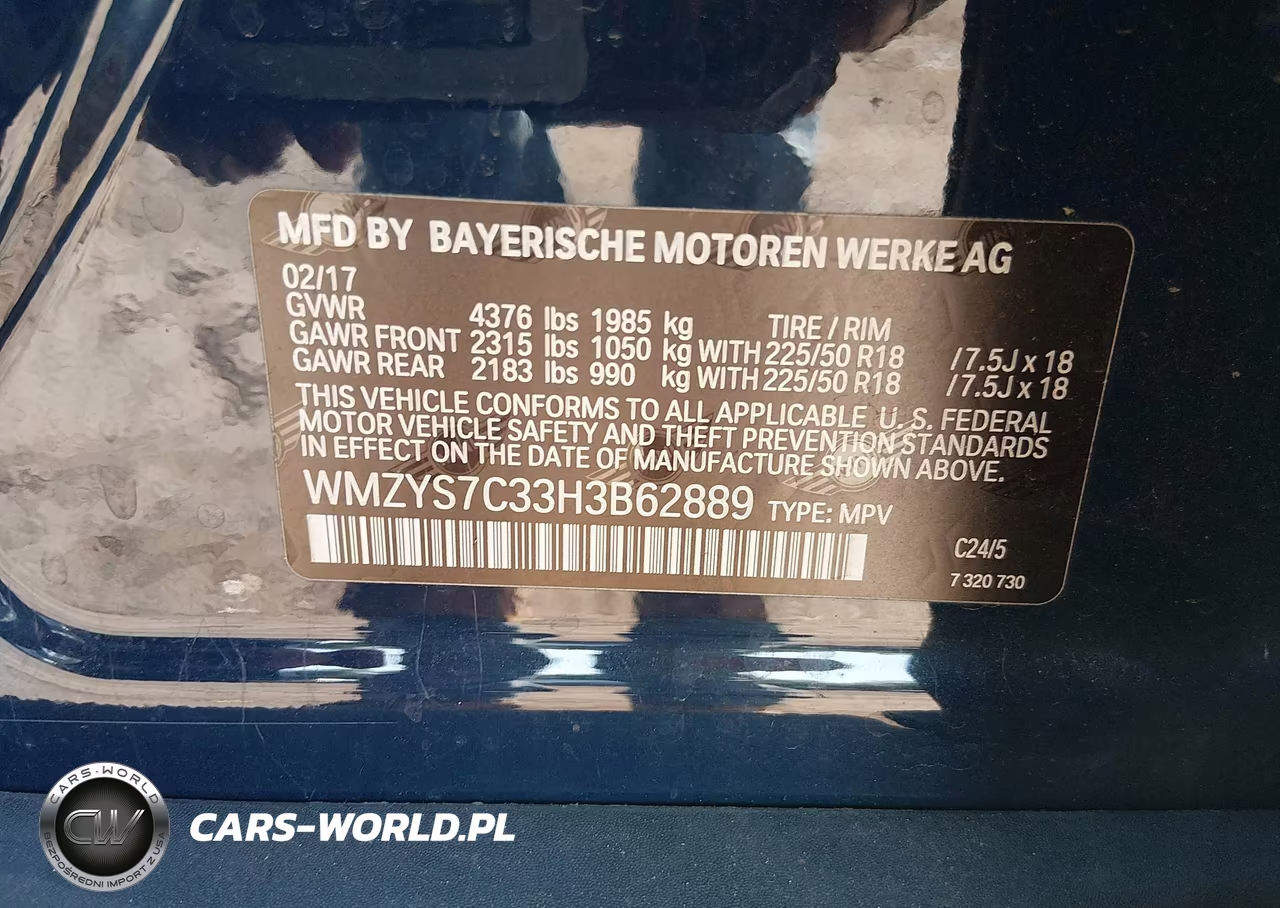 2017 Mini Countryman Cooper VIN:WMZYS7C33H3B62889 - 9