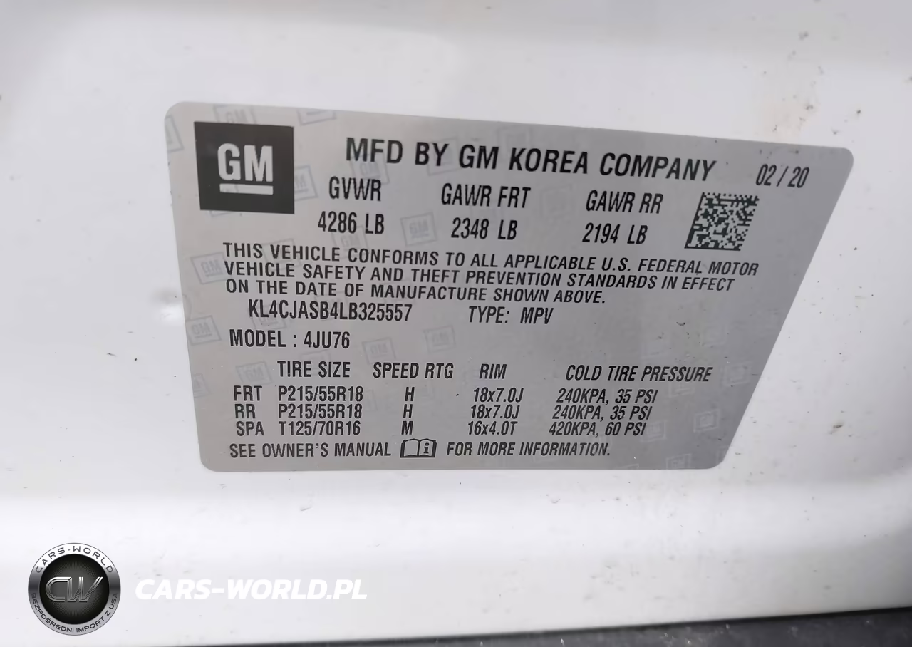 2020 Buick Encore Fwd Preferred VIN:KL4CJASB4LB325557 - 9