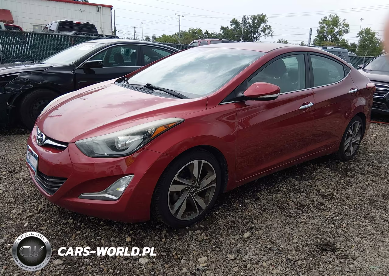 2015 Hyundai Elantra Limited VIN:5NPDH4AEXFH628011 - 2
