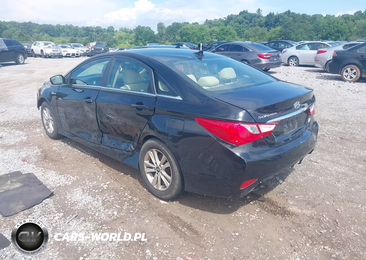 2014 Hyundai Sonata Gls VIN:5NPEB4AC9EH894073 - 3