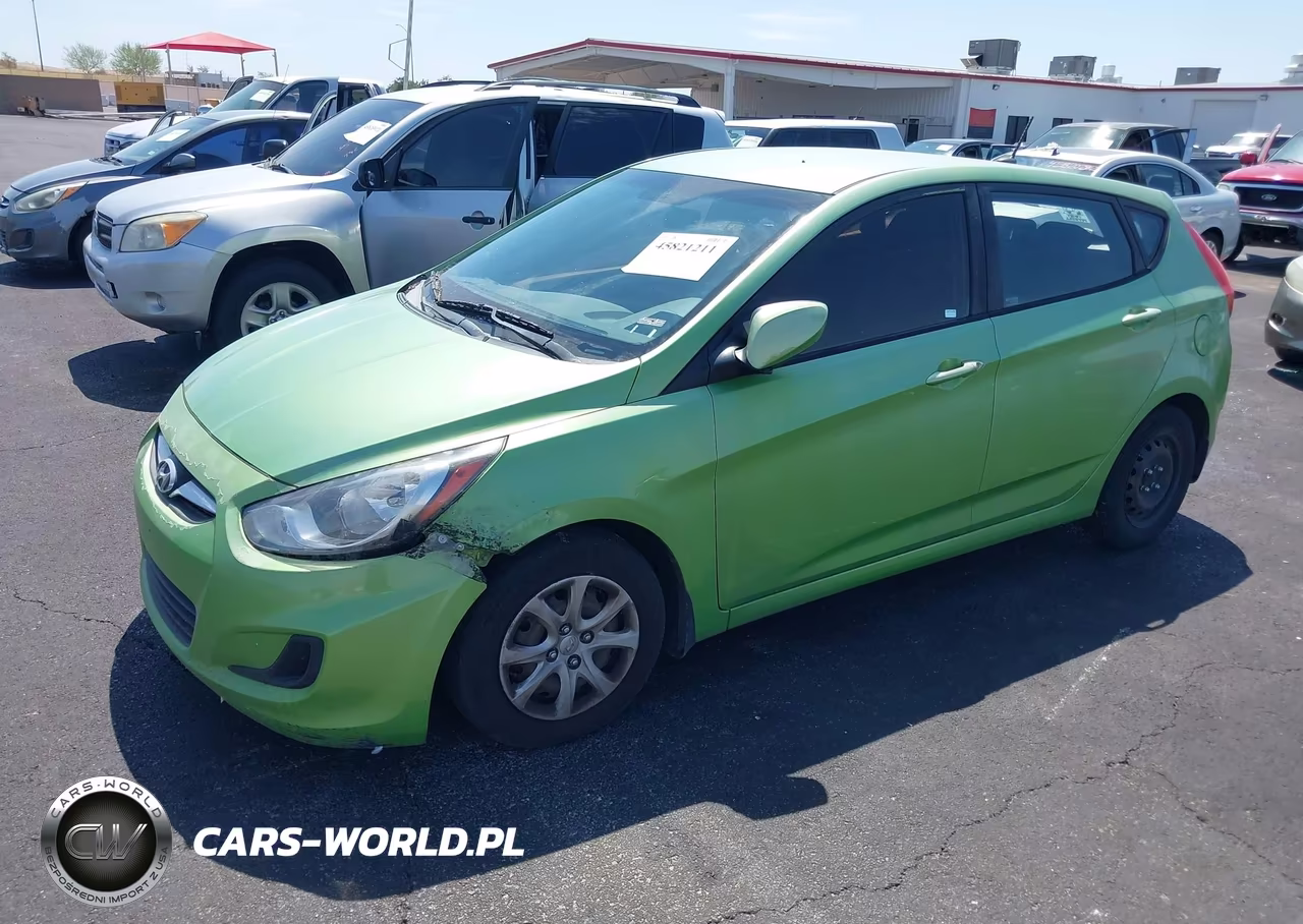 2013 Hyundai Accent Gs VIN:KMHCT5AEXDU103061 - 2